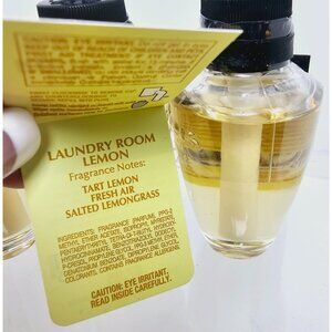 3 LAUNDRY ROOM LEMON Bath & Body Works Wallflower Refill Bulbs NEW